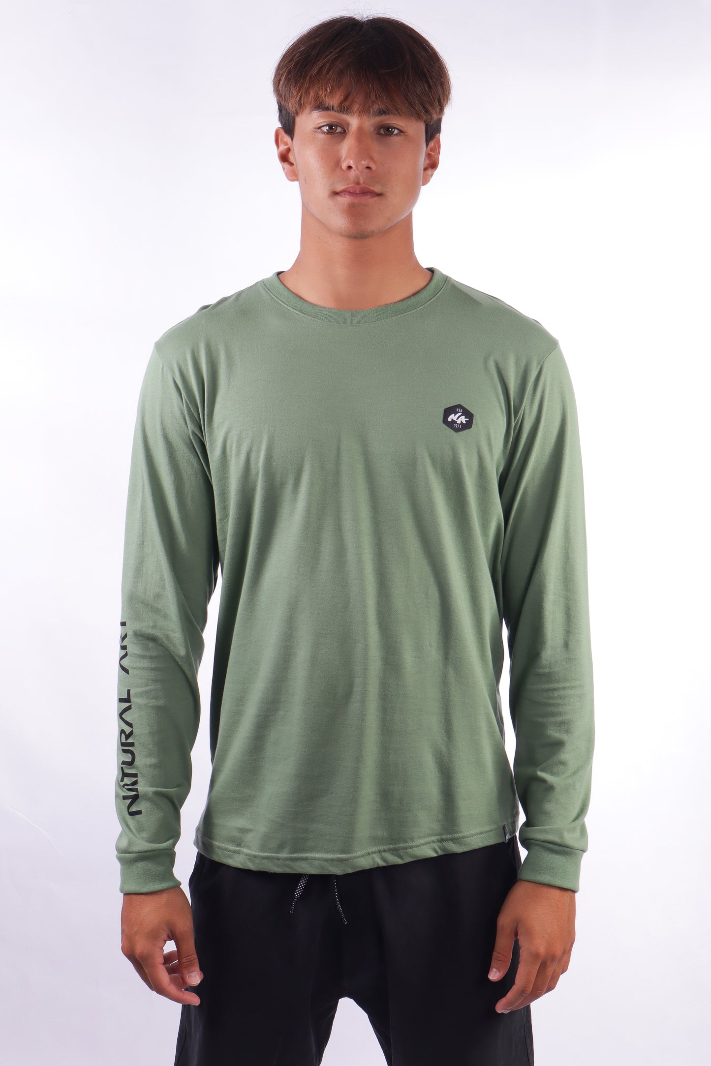 Natural Art Long Sleeve T-shirt Stencil