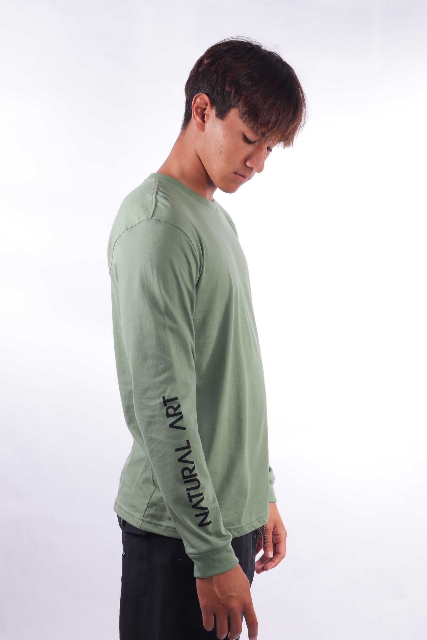 Natural Art Long Sleeve T-shirt Stencil