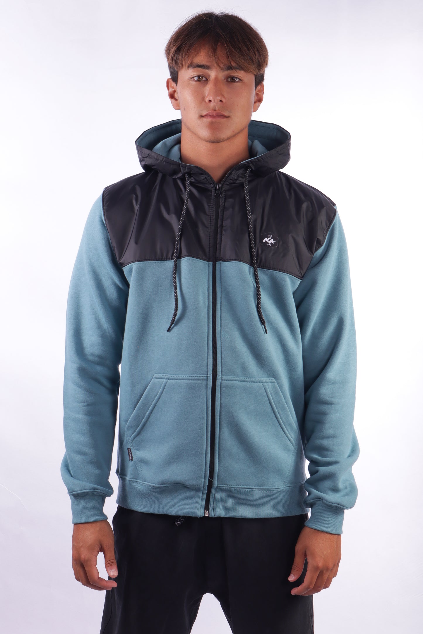 Natural Art Zip-Up Hoodie Double Fabric