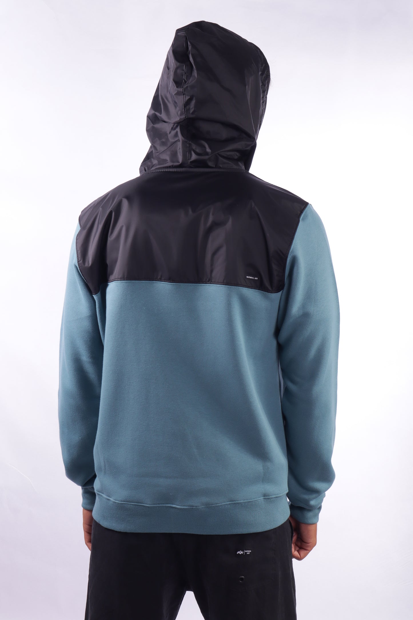 Natural Art Zip-Up Hoodie Double Fabric