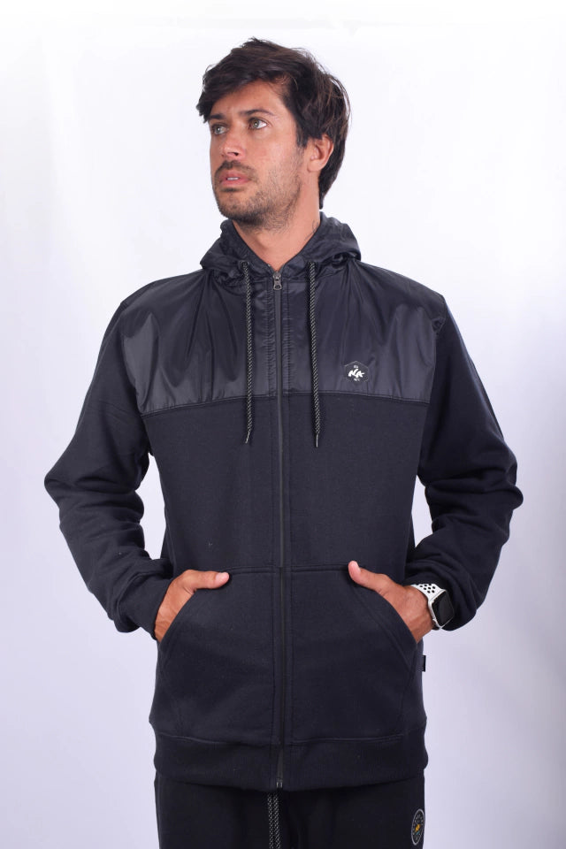 Natural Art Zip-Up Hoodie Double Fabric