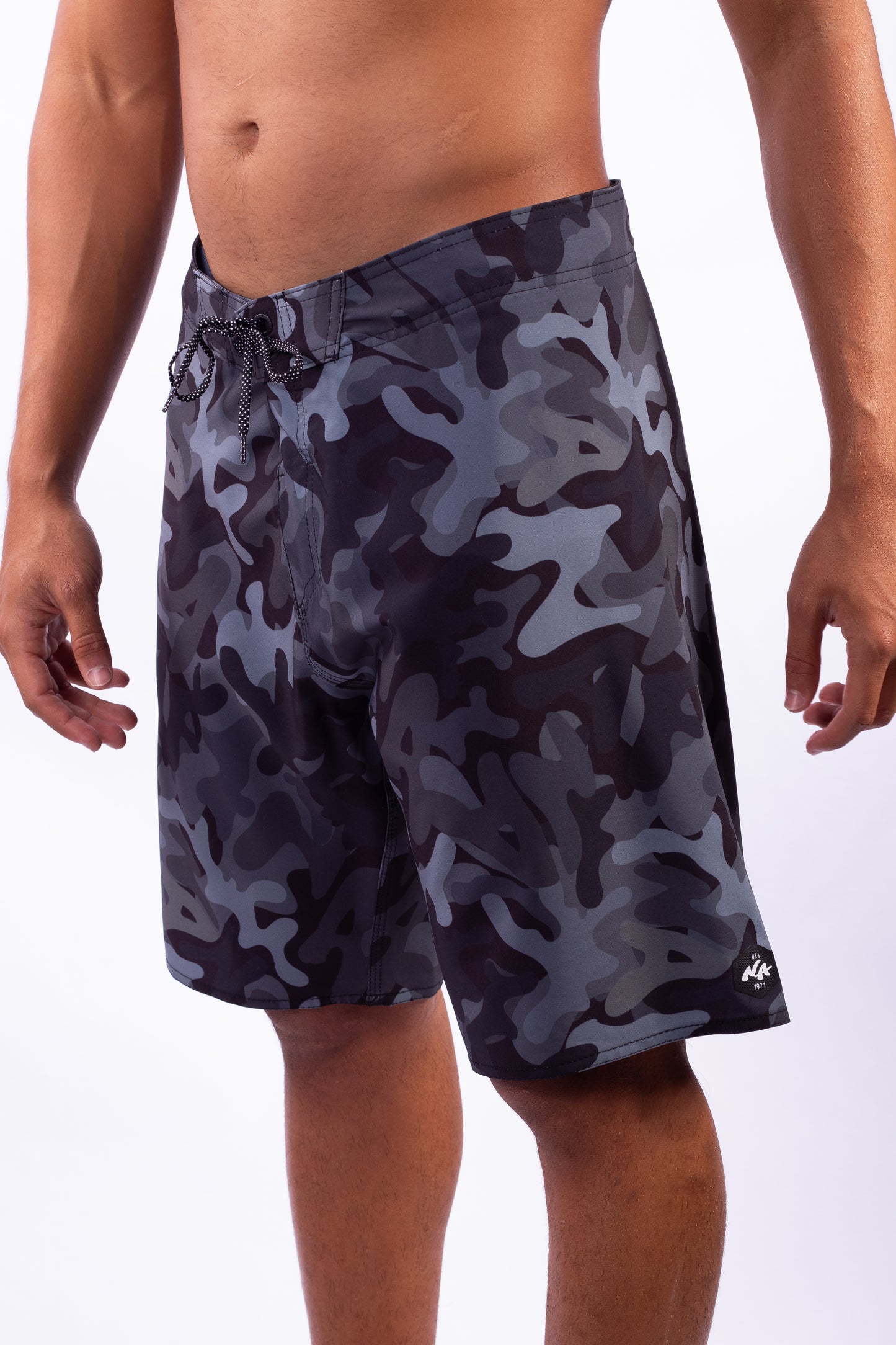 Natural Art Board Shorts Vintage 19"