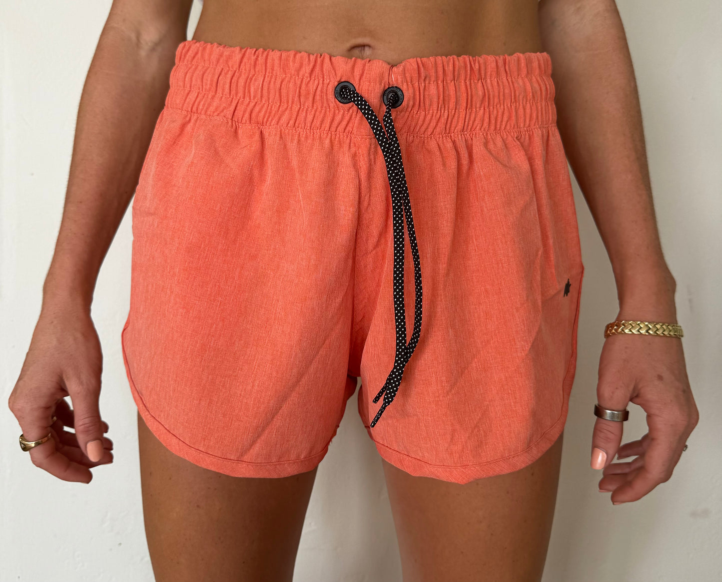 Woman Surfer's Elastic Waist Shorts