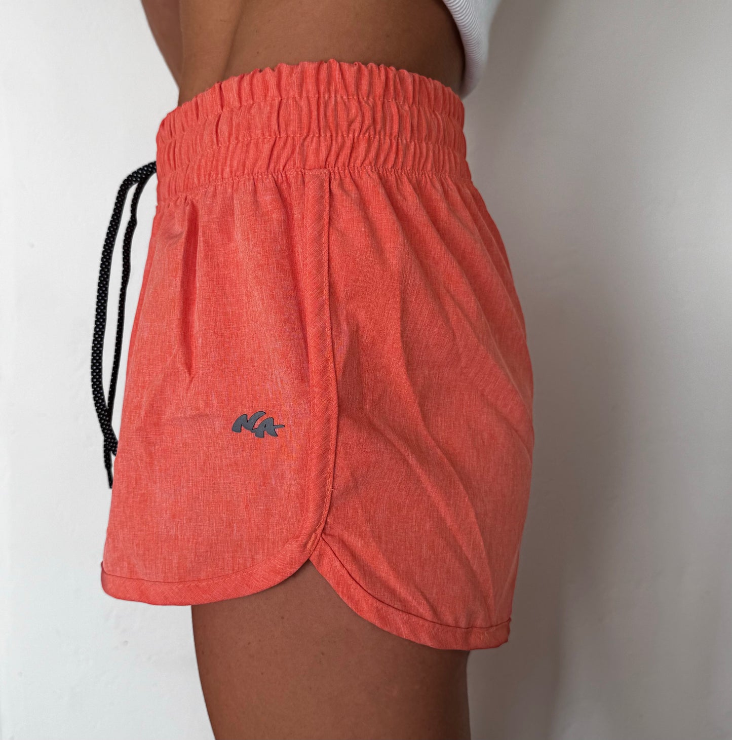 Woman Surfer's Elastic Waist Shorts