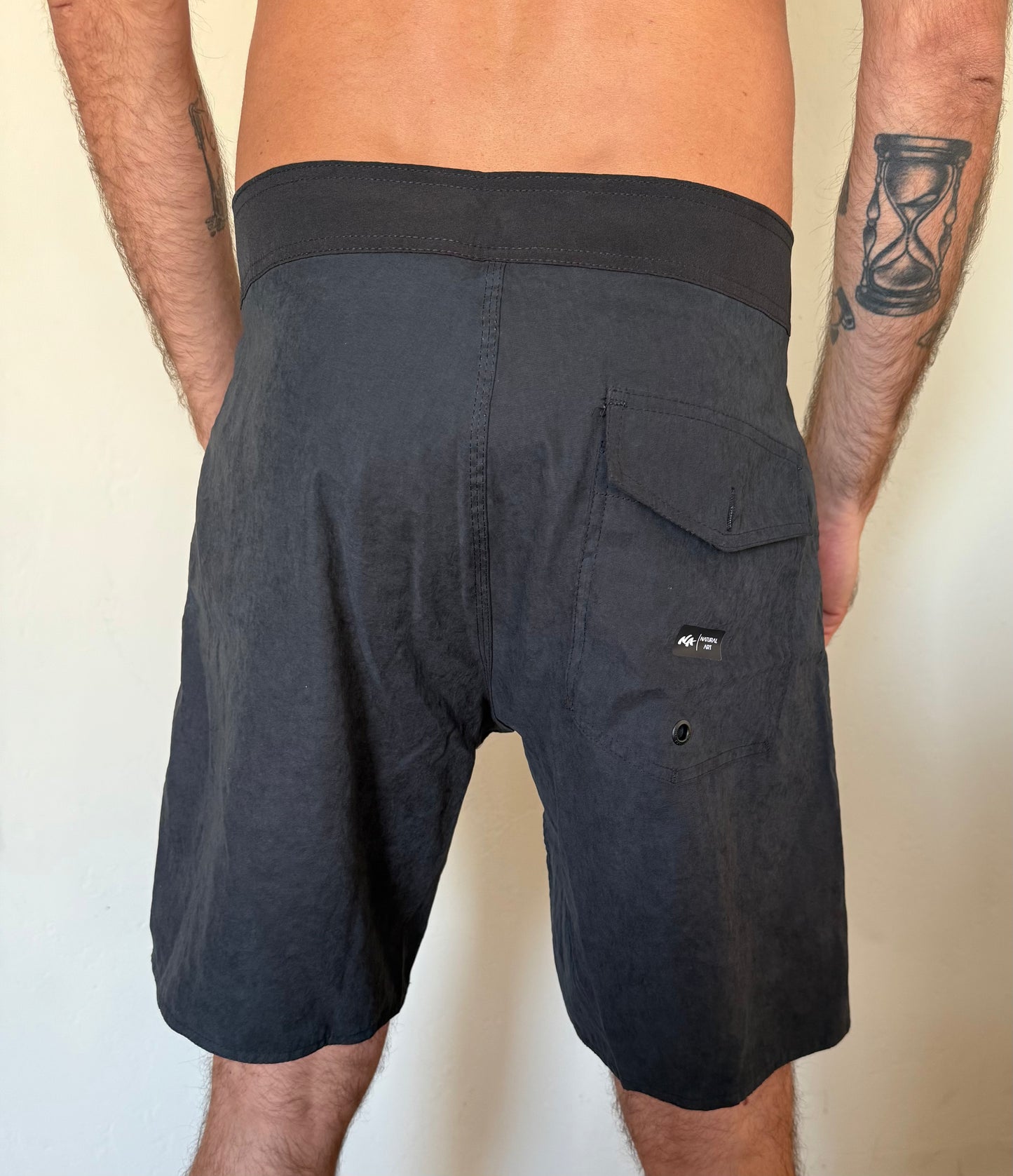 Natural Art Board Shorts Retro Classic 19"